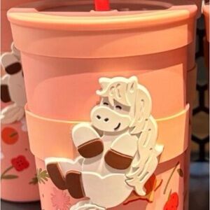 Starbucks Pink Lunar Year of the Horse Tumbler